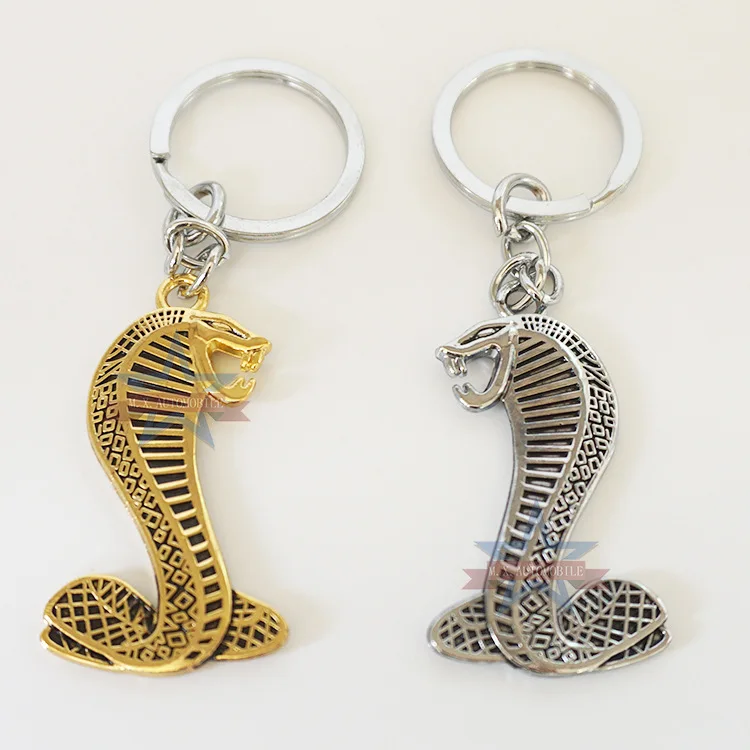 Автомобильные брелоки сплав золото серебро змея сувенир мужские животное модные