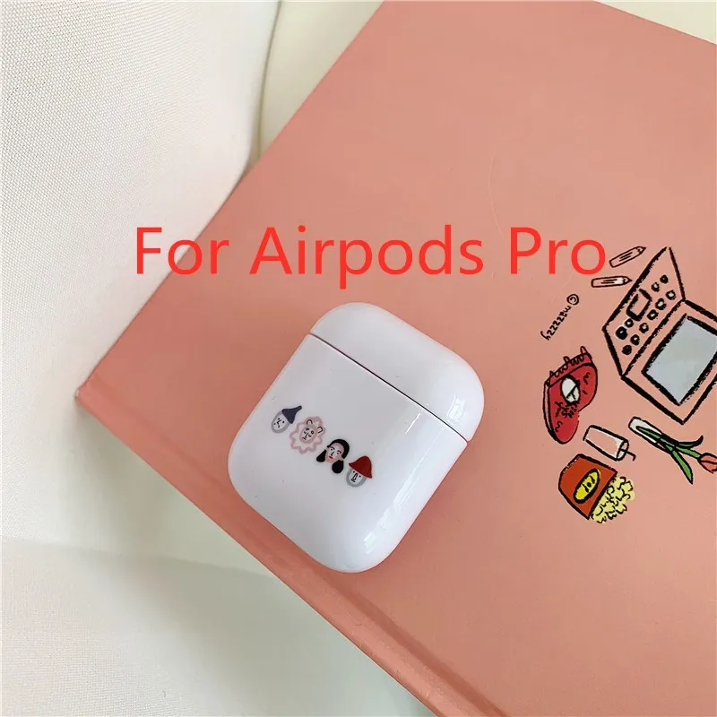 Чехол для Apple Airpods, чехол с милыми мультяшными bluetooth-наушниками, Жесткий Чехол для Airpods Pro, аксессуары, чехол для наушников airpod 2/1 - Цвет: For Pro-03