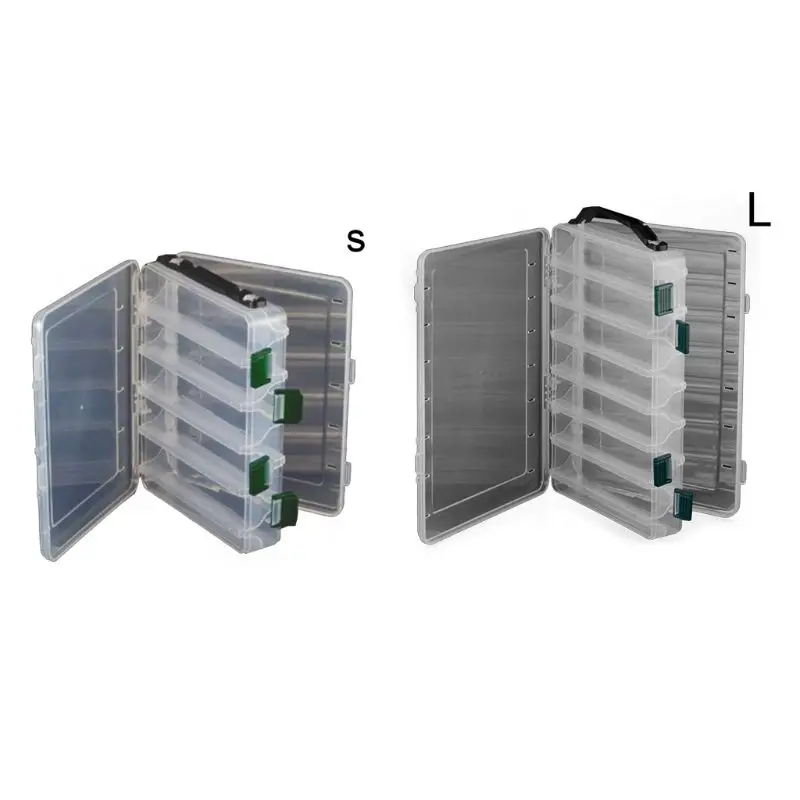 Двухсторонняя коробки для рыболовной приманки рыболовные снасти хранения Чехол