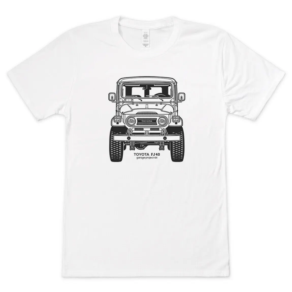 Toyota FJ40 Land Cruiser передняя Мужская футболка