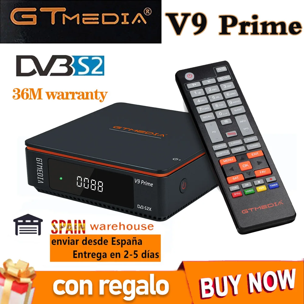 Новейшая модель Gtmedia V9 Prime приемное устройство V8X питание от Freesat супер H.265 HD