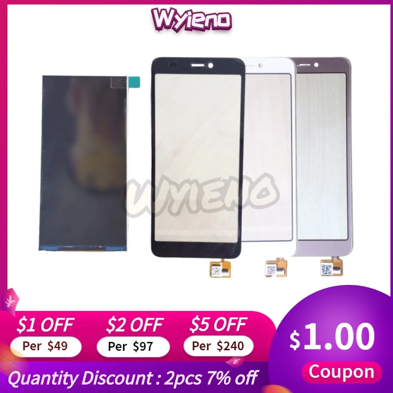 Wyieno для DEXP BS650 ЖК экран сенсорный дисплей Панель запасные части +