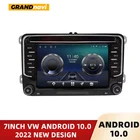 Автомагнитола GRANDnavi Android для Volkswagen VW Passat Tiguan Touran GOLF POLO Carplay 4G WIFI Автомобильный мультимедийный GPS 2din Авторадио