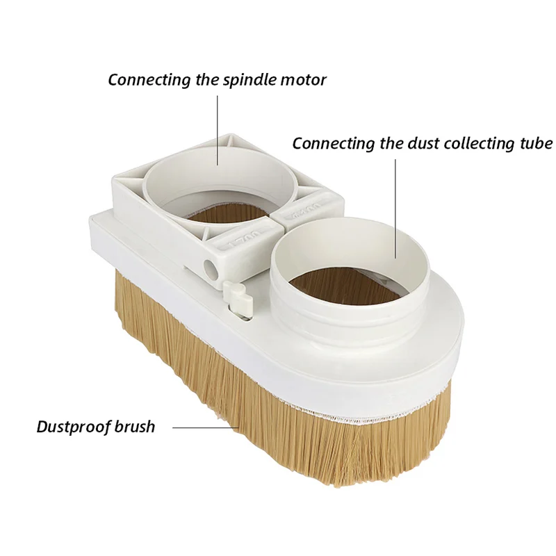 Щетка для сбора пыли с ЧПУ диаметром 70 100 мм пылесос Легкая очистка фрезерного