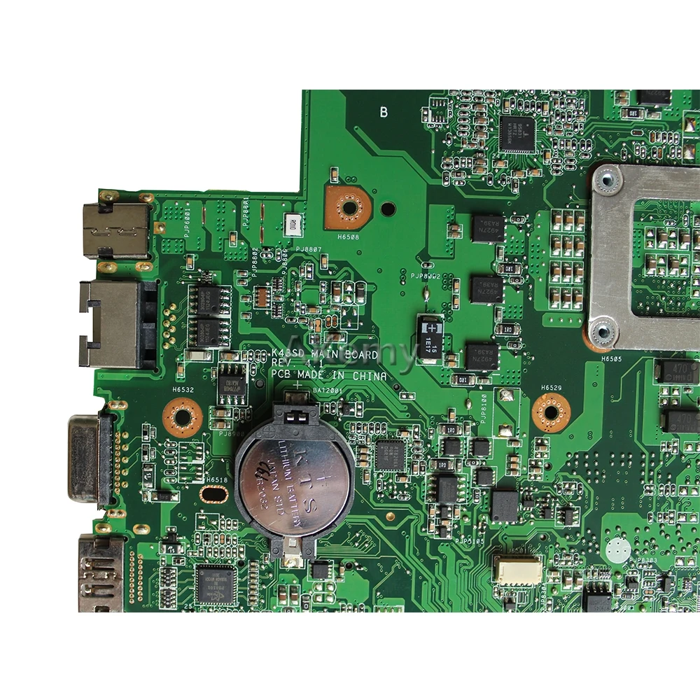 AK K43SD материнская плата для ноутбука ASUS A43S K43S A84S 100% OK HM65 GT610M 2GB|Материнские платы