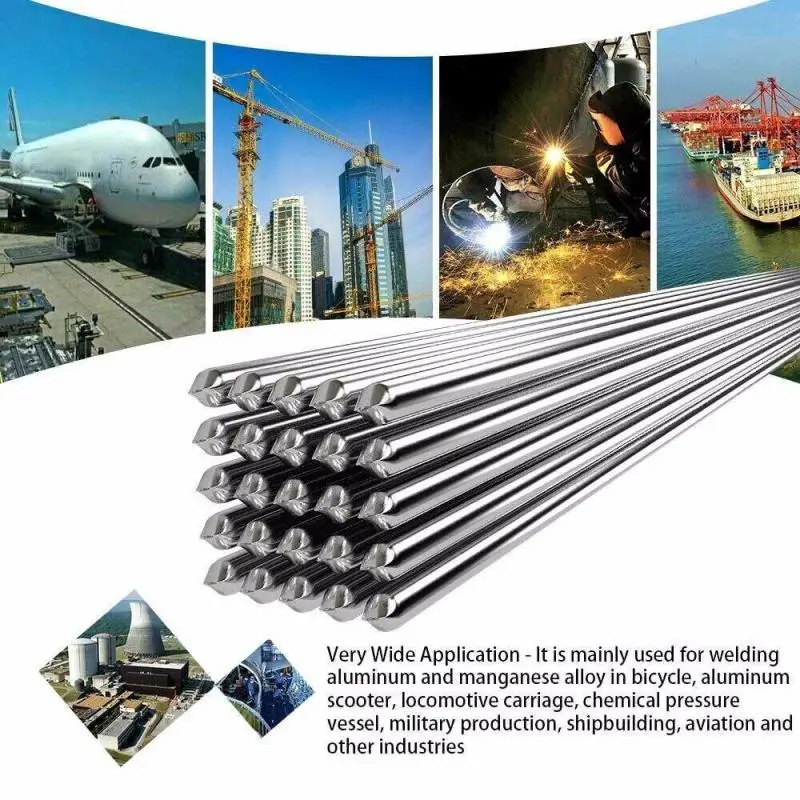 

1/10/20 pcs 50cm Easy Aluminum Welding Rods Low Temperature 1.6mm 2mm No Need Solder Powder Welding Rods