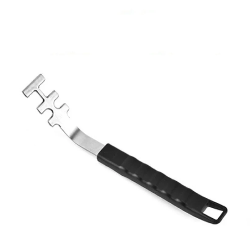 

Multi-function stainless steel grill mesh hand puller, anti-scald grilling, anti-scald barbecue utensils