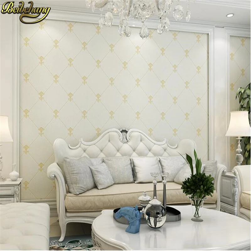 beibehang Modern minimalist plain fashion non-woven self-adhesive wallpaper bedroom living room TV background wall self-adhesive