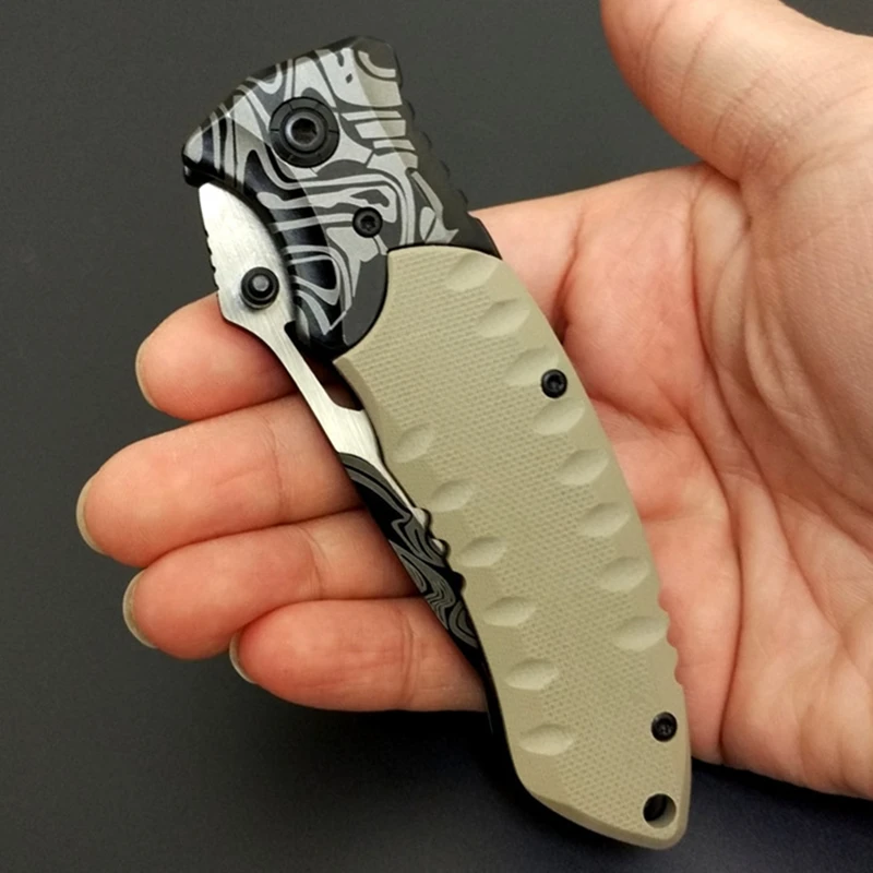 8 &quotG10 выживания бросился нож мини портативный складной кемпинг тактический