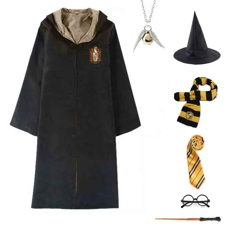 

Unisex Kids Adult College Costume Magic College Uniform Wizard Robe Cloak Sweater Cosplay Men Women Children Halloween Costume