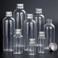 100pcs 10ml 20ml 30ml 50ml 60ml 100ml cream lotion cosmetic container travel kits empty small plastic bottle with screw cap