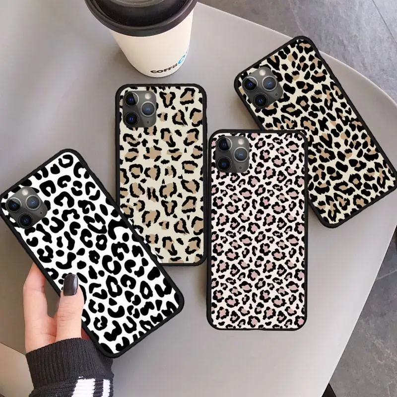 

Lovebay Leopard Print Phone Case for iPhone 11 12 pro XS MAX 8 7 6 6S Plus X 5S SE 2020 XR mini