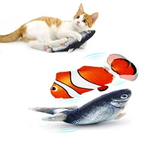 cat toy usb funny cat electric simulation fish cat pet chew interactive toy automatic funny cat stick pet supplies free catnip