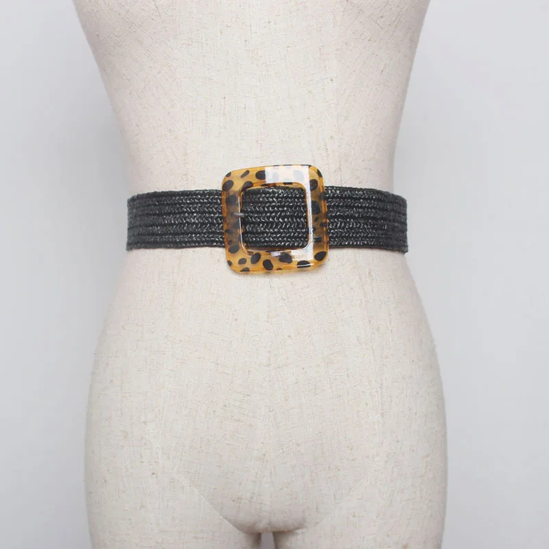 Новинка винтажная вязаная Вощеная Веревка деревянная бусина поясная веревка