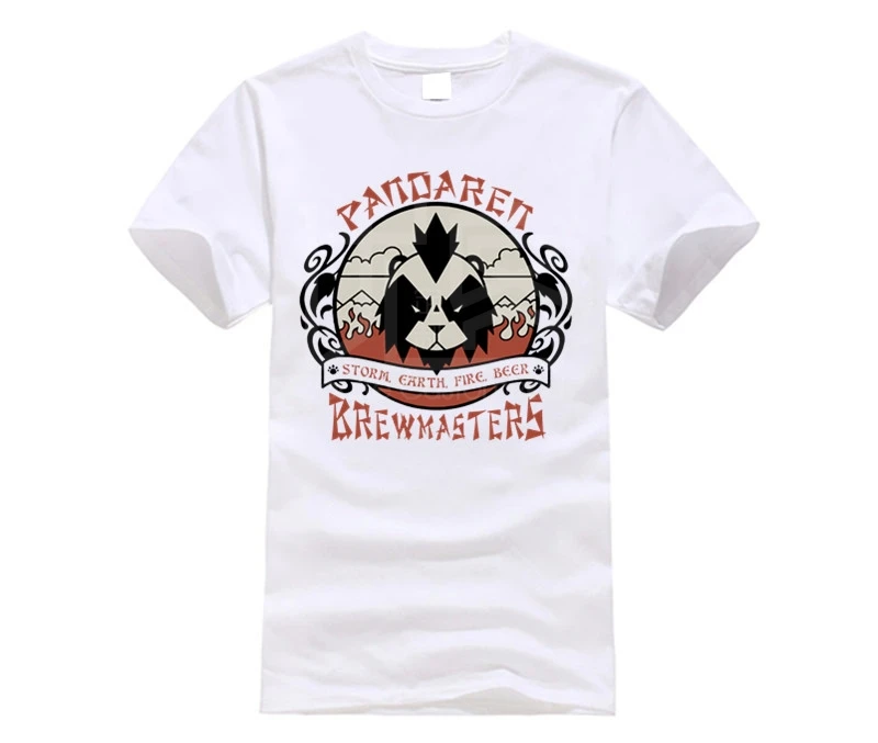 Яркая футболка World of Warcraft Pandaren Brewmaster хит продаж 2019 футболка|Мужские футболки| |