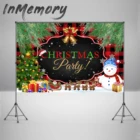 Фон для фотосъемки Рождественские елки детский портрет праздничный баннер снеговик подарок дикор детская семейная фотография