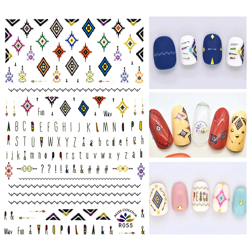 

The New 3D Nail Sticker Cool Feather stickers for nail Foil Design Nails Accessories Fashion Manicure Sticker
