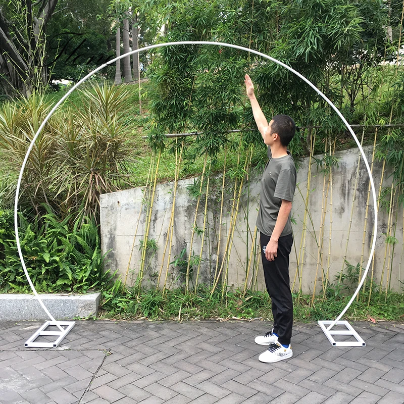 Свадебные арки украшения круглый фон стенд Арка золотые белые металлические