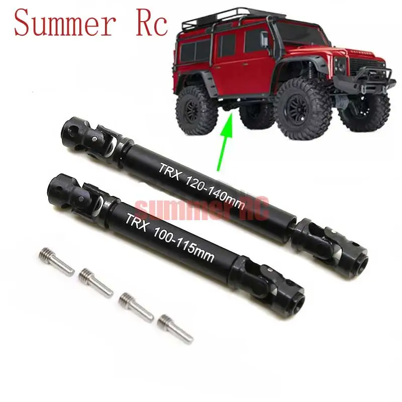 

Heavy Duty Cvd Heavy Duty Drive Shaft Alloy Steel Universal Joint Steel For Trx4 Traxxas Trx-4 1/10 Rc Car Accessories Y008