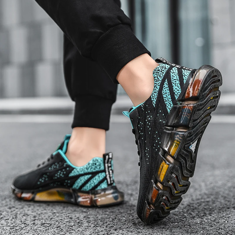 

Casual Fashion Sneakers Fashion Shoes Men Man Casual Sneaker Black Streetwear Solid White Knitting