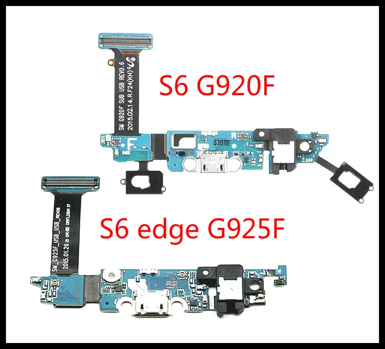 100% Протестировано Высокое качество для samsung Galaxy S6 G920F USB зарядное устройство