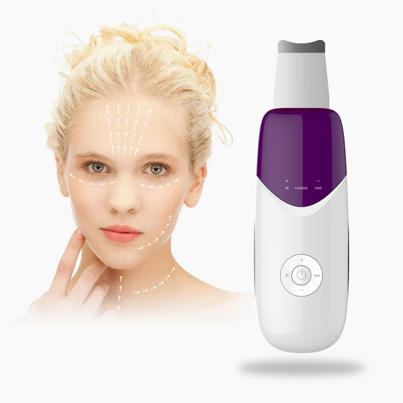 Ультразвуковой скраб для кожи лица удаления угрей Отшелушивающий уменьшает