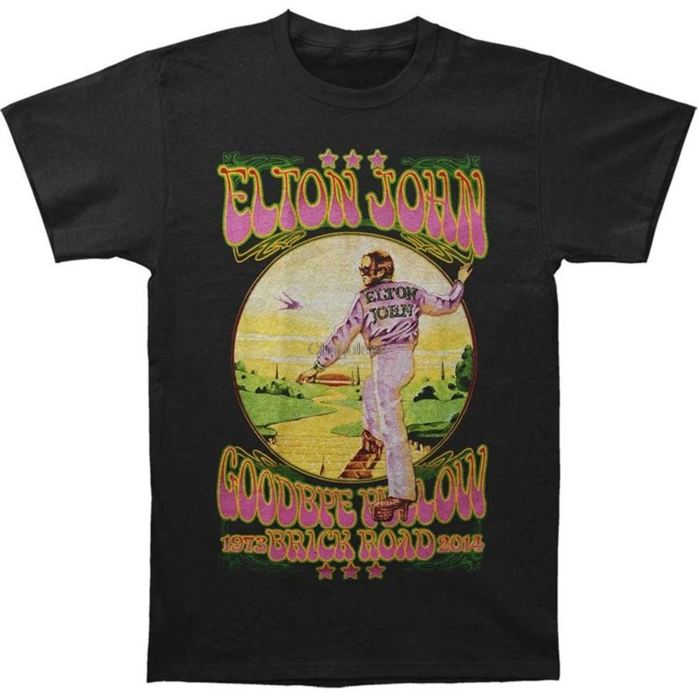 Винтажная Футболка Elton John Мужская GBYBR для фан-Элтона Джона футболка FE045 - купить по