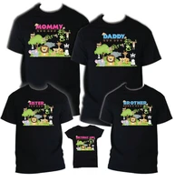 jungle animal t shirt family matching outfits home school interactive suit birthday kids zoo party available to all members