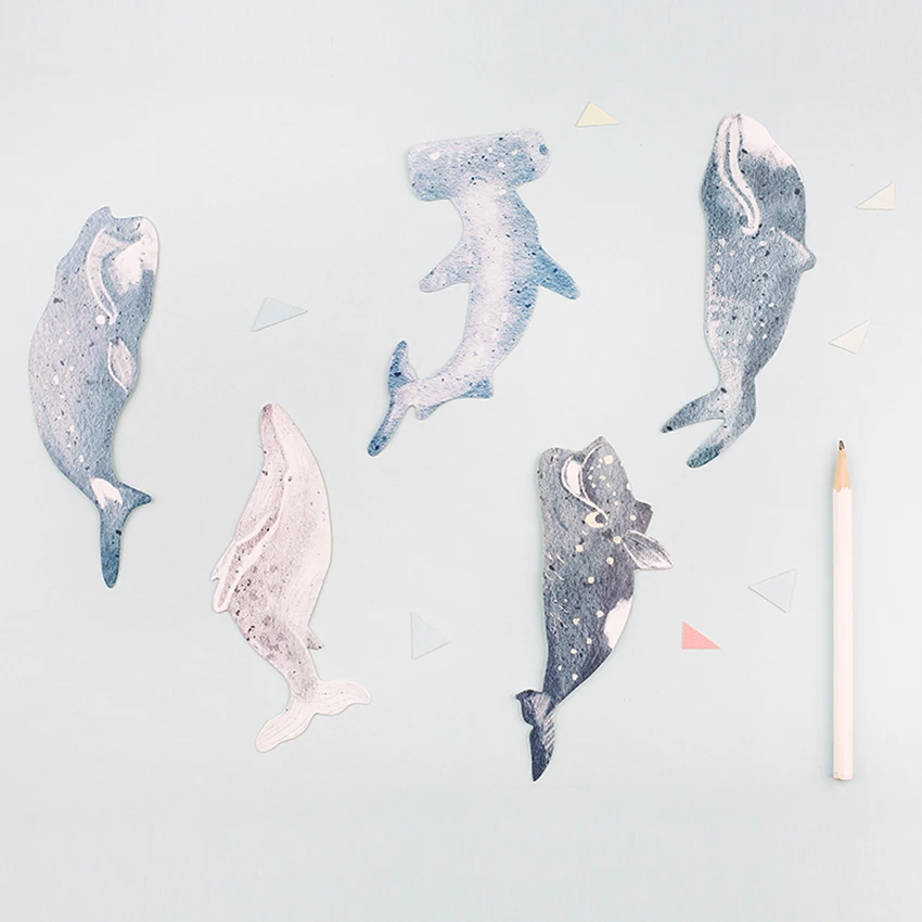 30 шт./компл. гетероморфизм морские животные рыбы открытка поздравительная