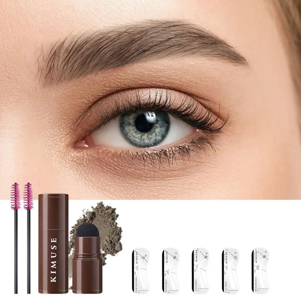 

Brow Stamp + Shaping Kit Fine And Smooth Waterproof Sweatproof Long-lasting Multiple Styles Natural Eyebrow