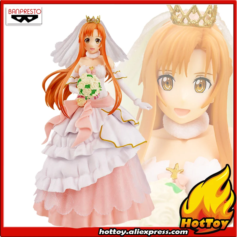 SALE0a оригинальная Коллекционная Фигурка Banpresto EXQ-если Alice Suguha Asuna свадебная фата