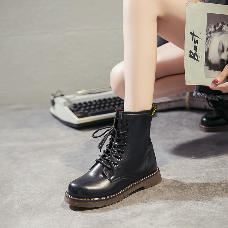 Новинка 2020 года женские ботильоны прогулочная обувь кожаные кроссовки для