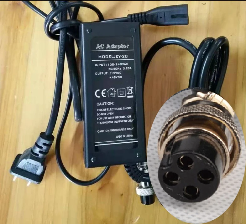 

Адаптер смесителя 4 отверстия 15V + 48v трансформатор микшер адаптер питания