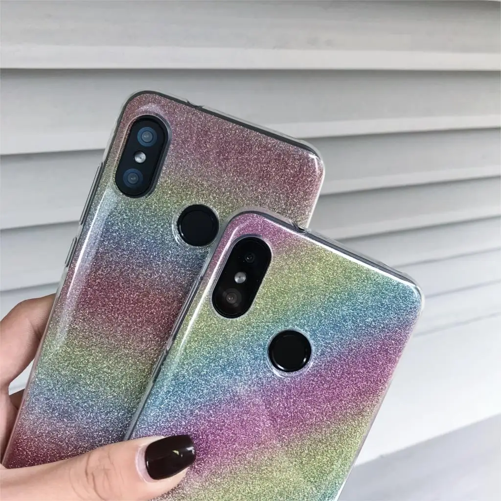 Блестящий градиентный чехол для huawei Honor 20 Pro 10 10i 9 Lite 8 Y6 Prime Y7 Y9 2018 2019 8A телефона TPU