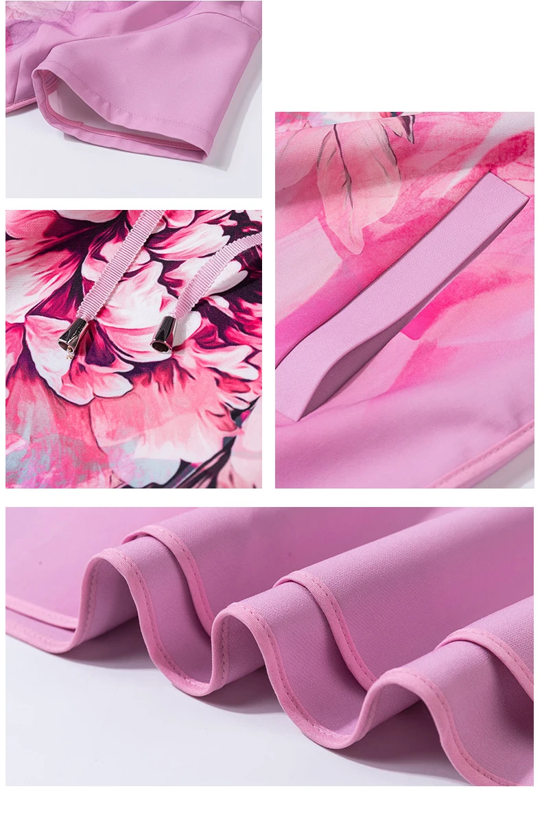 

2021 Summer High Quality Sweet Casual Short Sleeve Pink Straight Hoodie Dress for Women