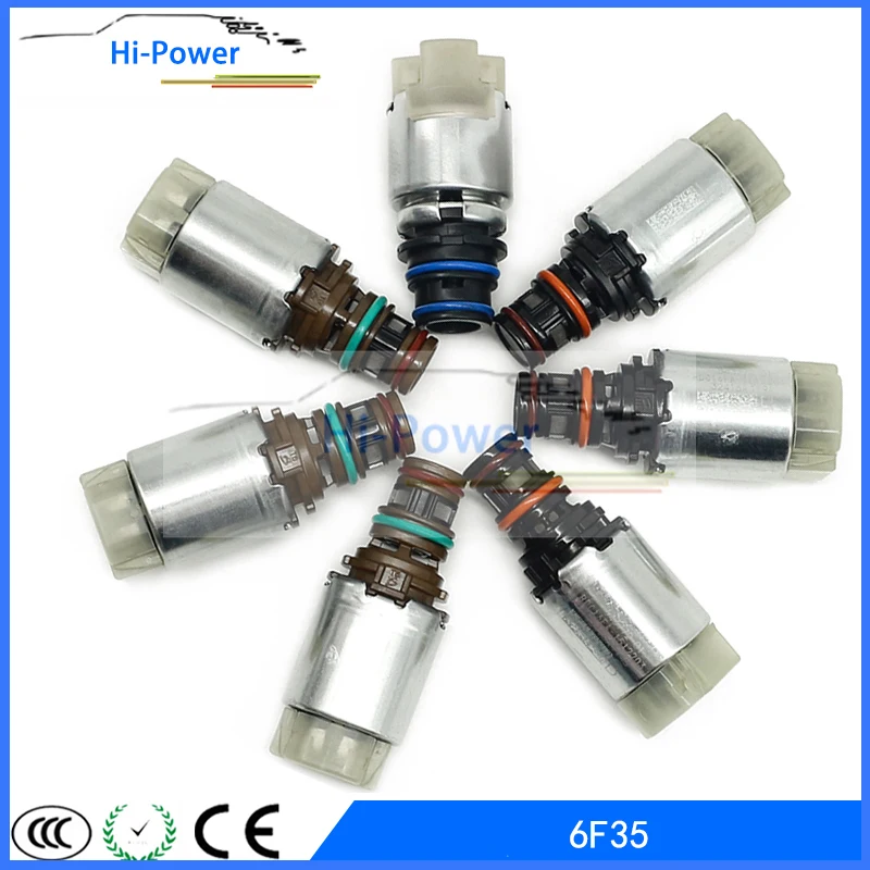 

Оригинальные соленоиды передачи 6F35 7 шт. в комплекте, соленоиды для Escape Fusion Tribute Marinet Milan 6F35