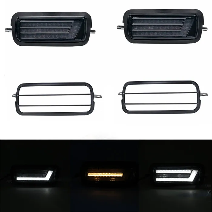 day light with cover Для Lada Niva 4X4 1995-светодиодный задний фонарь светильник s с Бег сигнала поворота светильник Реверсивный Водонепроницаемый Светодиодный дневной Бег светильник - Цвет: day light with cover