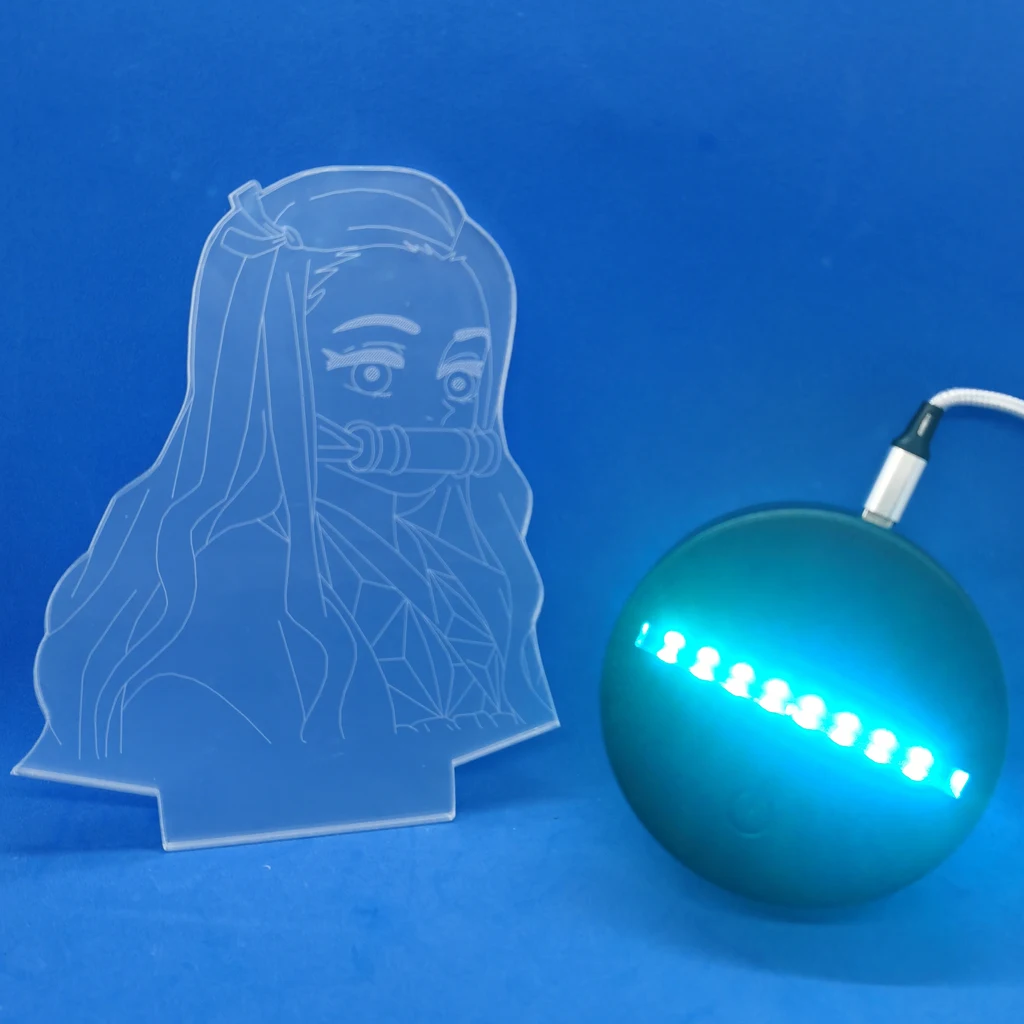 Аниме лампа для рассекания демонов только акриловая доска Kanae Kocho светильник