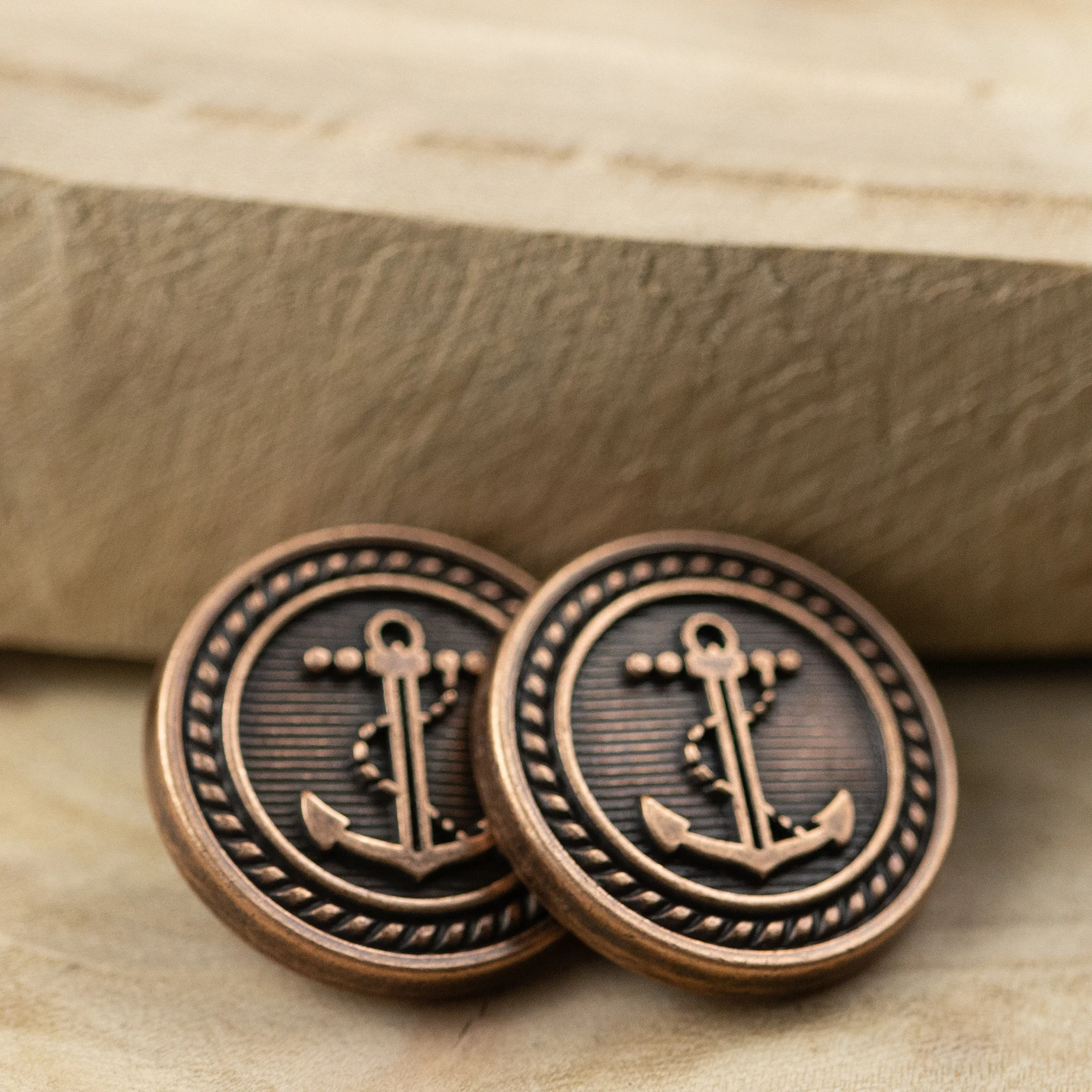 Пуговицы для одежды свитера английского цинкового сплава красные бронзовые 10 шт.