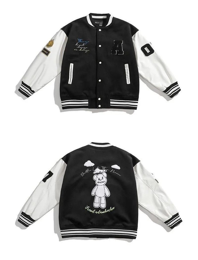 American baseball uniform men's spring and autumn flight jacket couple Japanese tide brand 2021 new | Мужская одежда