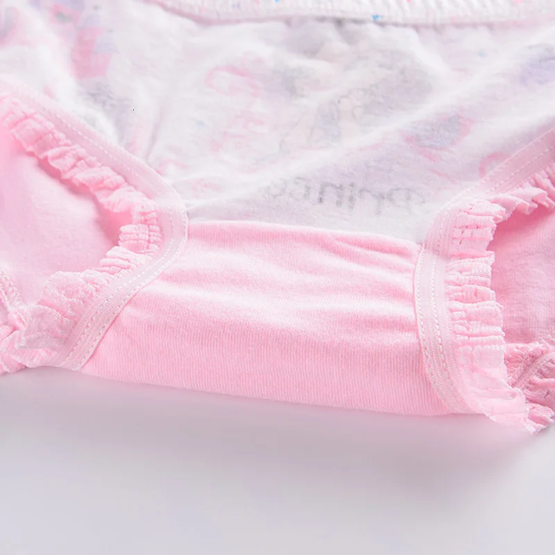 4pcs/set New Cotton Boxer Briefs princess Girls Underwear Children Kids Baby cartoon Panties Underpants 2-12year child