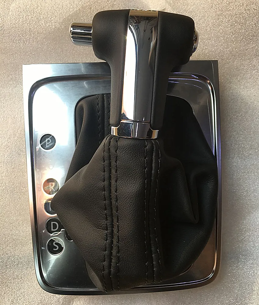 Автоматическая ручка переключения передач DSG из натуральной кожи для 07 11 PASSAT B6 Euro