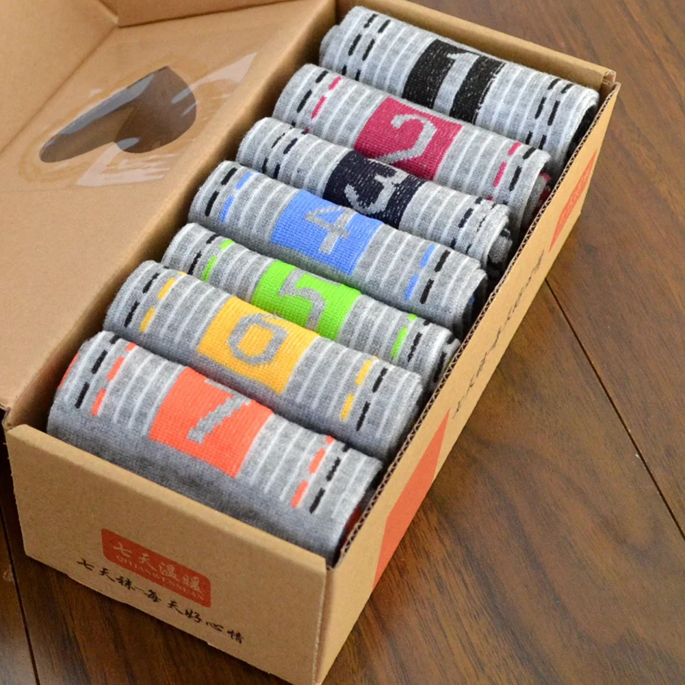 Хлопковые носки 7 дней в неделю Короткие Летние | Мужская одежда