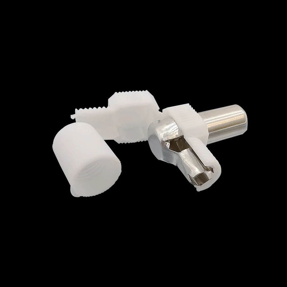 4Pcs TV Antenna 90 Degrees Right Angle Connectors Male and Female RF Coaxial Antennas Adapter White |