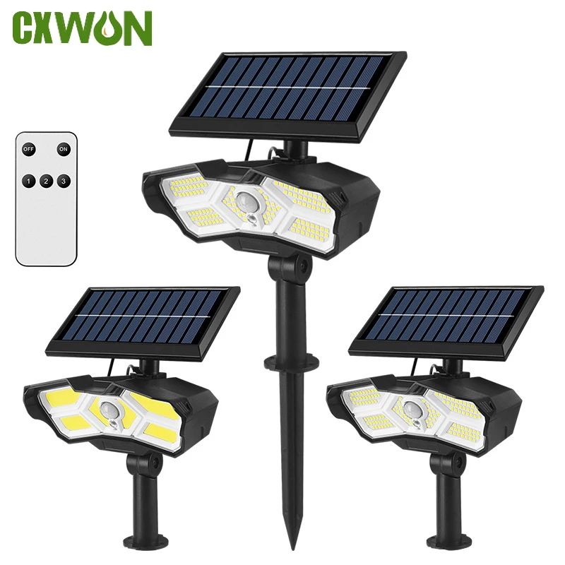 

Уличная светодиодная настсветильник ная лампа на солнечной батарее, с датчиком движения