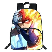 my hero academia backpack anime character print children bag boy girl bookbag teen school bags fashion student rucksack mochila