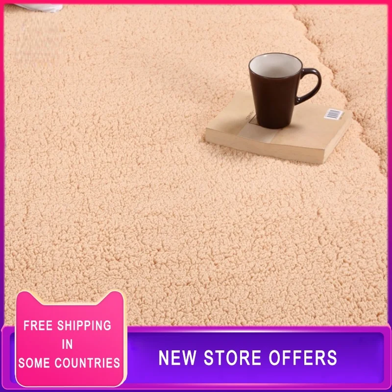 저렴한 겨울 따뜻한 양털 매트리스 바닥 지상 Tatimi-mat 두꺼운 따뜻한 양고기 아래로 Nonslip 킹 사이즈 침대 매트리스 패드 쿠션