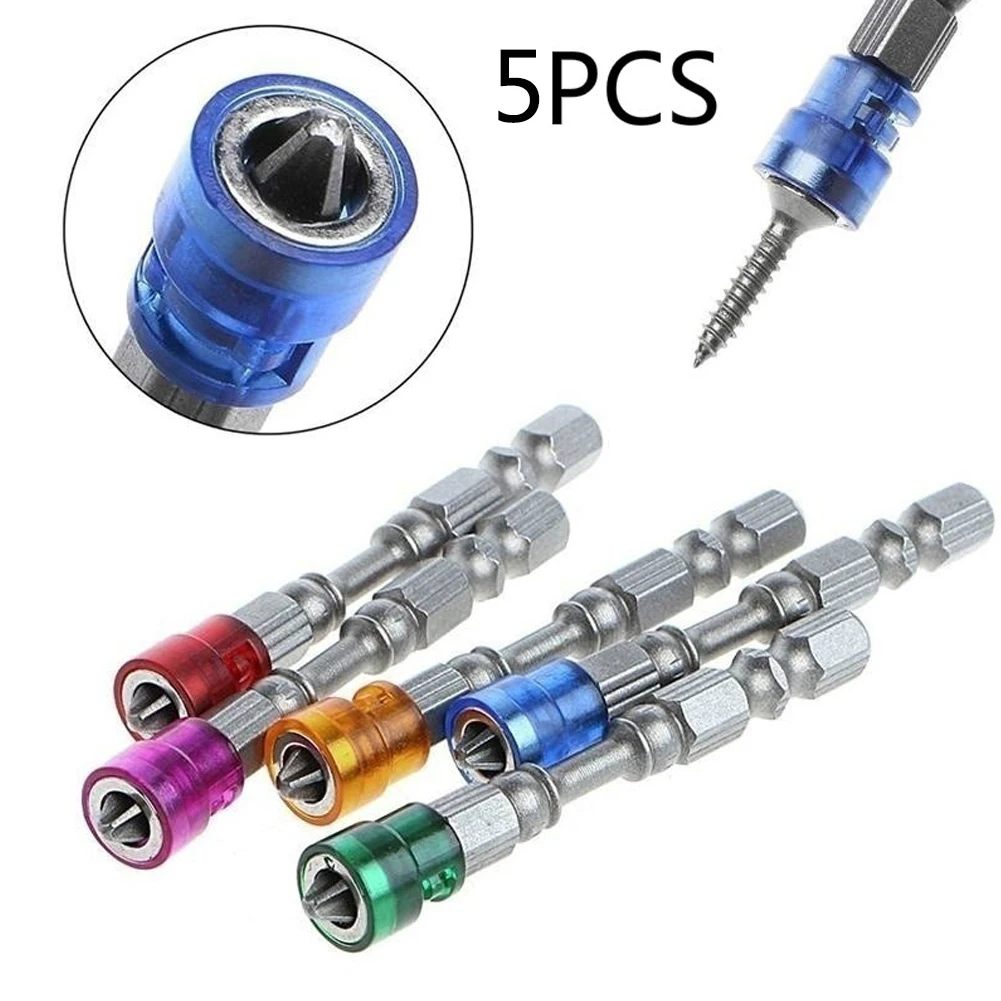 

5Pcs 65mm Anti Slip Electric Hex Shank Magnetic Screwdriver Single/Double Head Bit Electric Screwdriver Set Tool