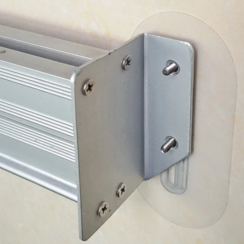 

2PCS/lot Adjustable Double Nut Screw Stickers For Wall Shelf Accessories DIY Home Bathroom Wall Decoration