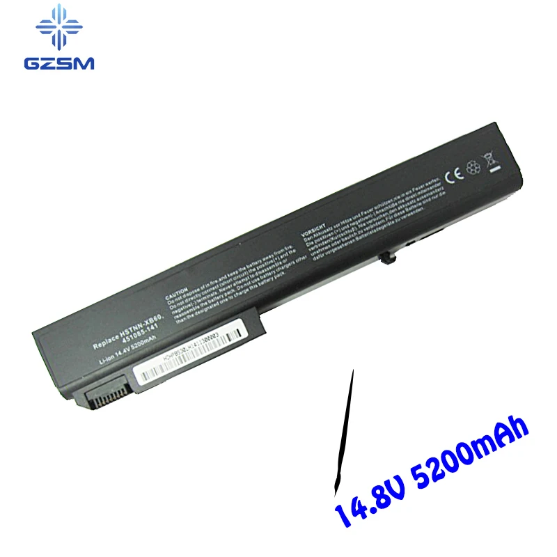 HSW 8 ячеек Аккумулятор для ноутбука hp EliteBook 8530p 8530w для EliteBook 8540p 8540w 8730p батареи 8730w 8740w HSTNN-OB60 XB60
